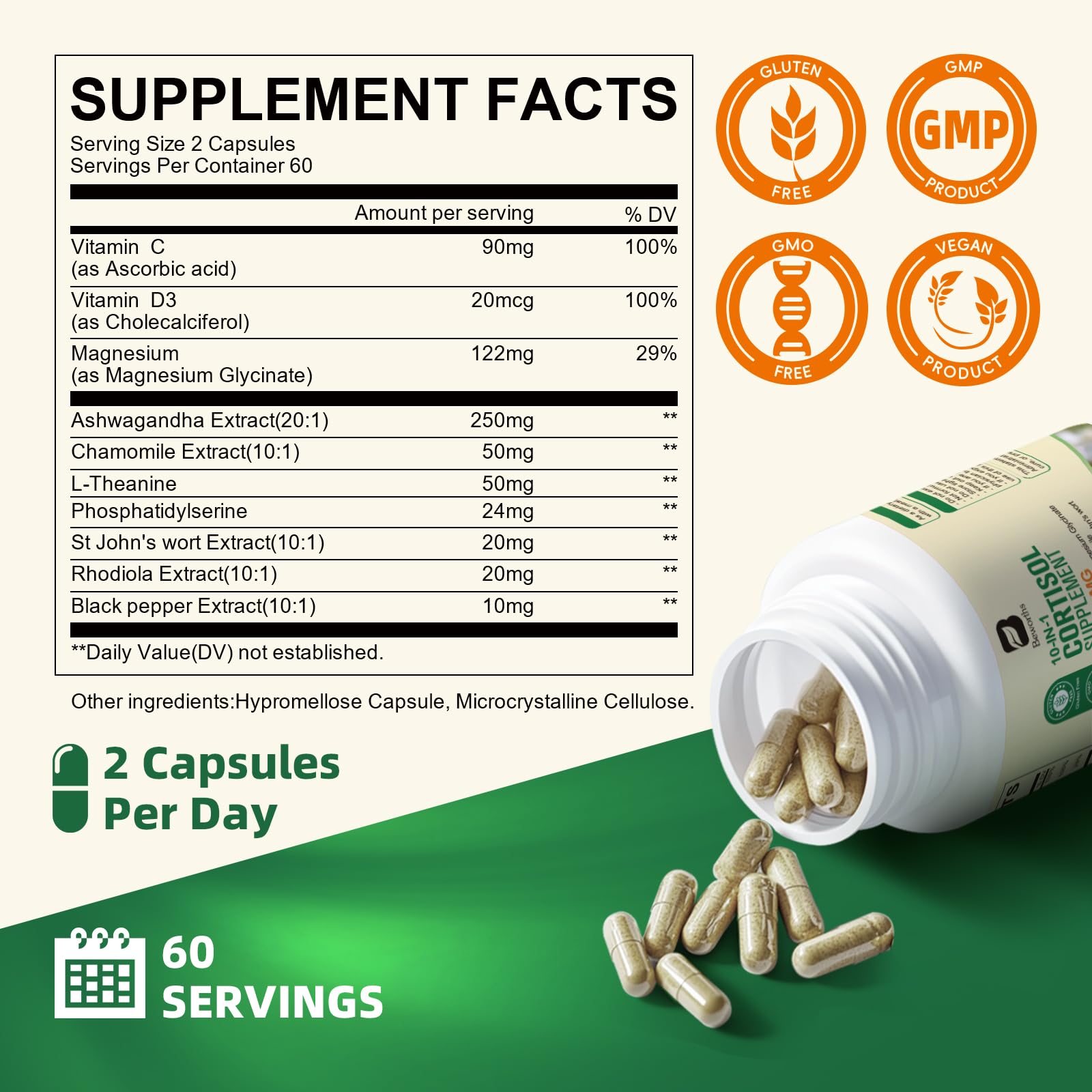 B BEWORTHS CortiCare Ashwagandha Supplement lifestyle shot