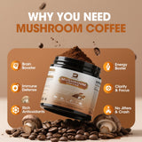 B BEWORTHS Instant Mushroom Coffee Blend packaging