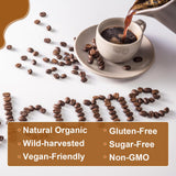 B BEWORTHS Mushroom Coffee Powder 10-in-1 Blend ingredients list