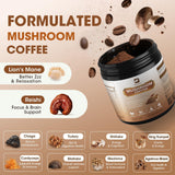 B BEWORTHS Mushroom Coffee Powder 10-in-1 Blend side view