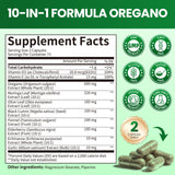 B BEWORTHS Oregano Oil Capsules side view showing label