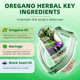 B BEWORTHS Oregano Oil Capsules with black seed oil capsules