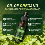 B BEWORTHS Oregano Oil Drops bottle side view