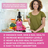 B BEWORTHS Sea Moss Liquid Drops in a glass of water