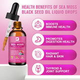 B BEWORTHS Sea Moss Liquid Drops ingredients list
