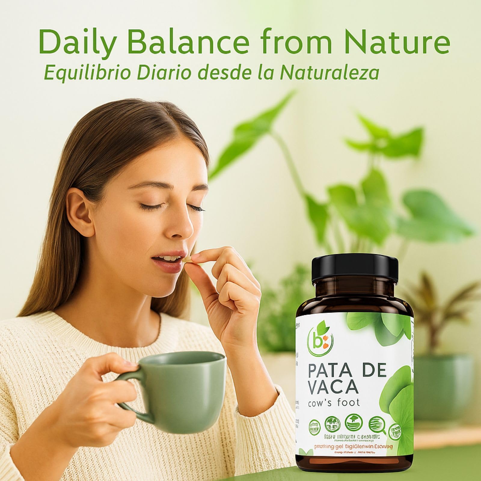 B-Experts Pata de Vaca Herbal Supplement side view