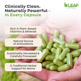 B'LEAF NATURE Moringa Capsules 1000mg product packaging
