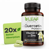 B'LEAF NATURE Quercetin Capsules 60 Count front view