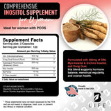 B Life Company Dong Quai Supplement ingredient list close-up