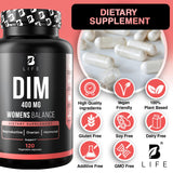 B Life Company Multivitamin Supplement in a lifestyle setting with plants