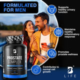 B Life Company Saw Palmetto Supplement 300mg capsules on a table