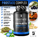 B Life Company Saw Palmetto Supplement 300mg ingredients list