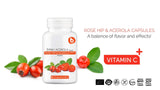b Natural Vitamin C Capsules close-up of capsules