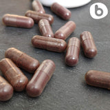 b Organic Aronia Berry Capsules showing the back of the packaging