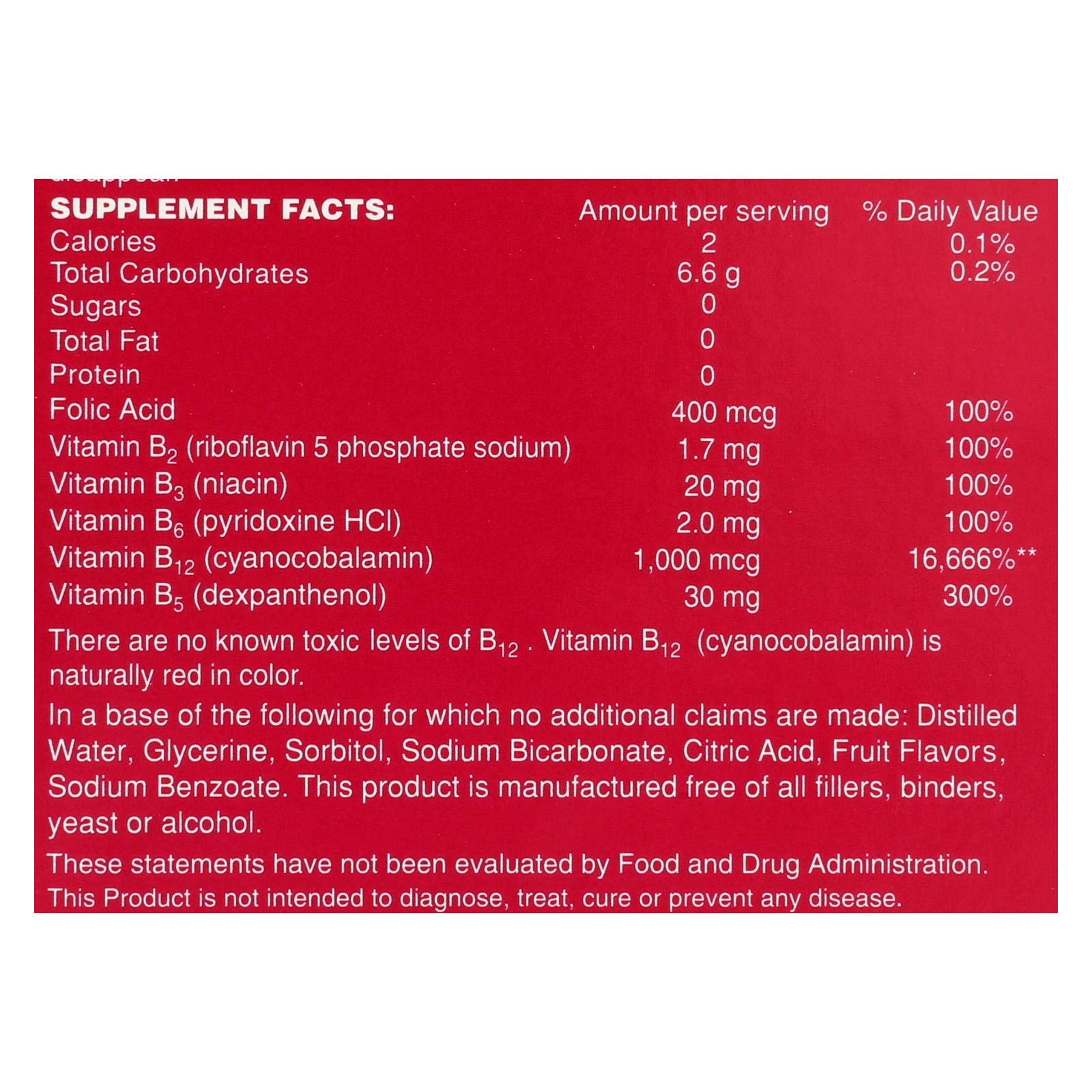 B Total Vitamin B12 liquid dropper and bottle close-up