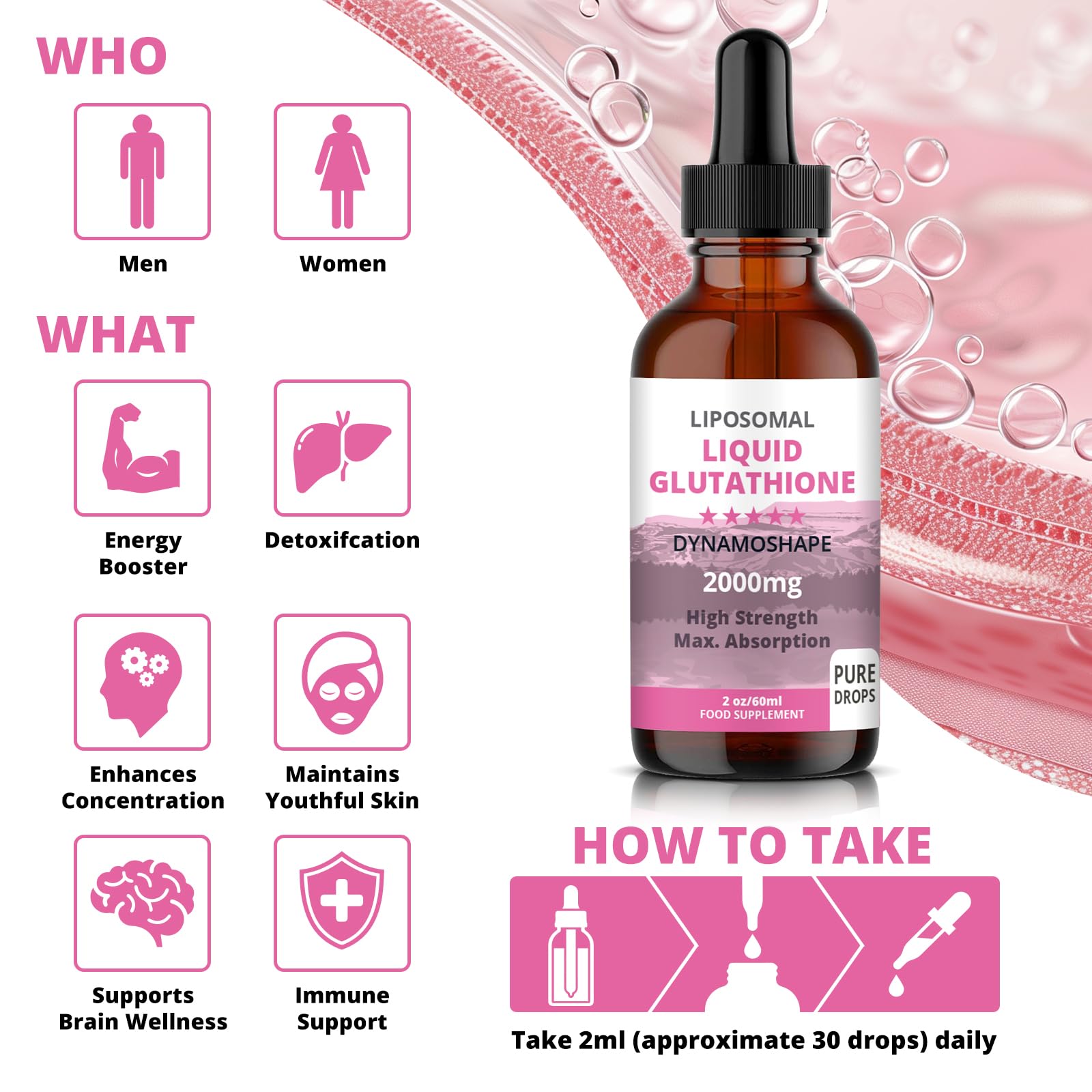 baanaas Liposomal Glutathione Liquid Drops lifestyle scene