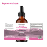 baanaas Liposomal Glutathione Liquid Drops with glass of water