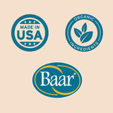 Baar Artichoke Supplement 320mg bottle with measuring spoon
