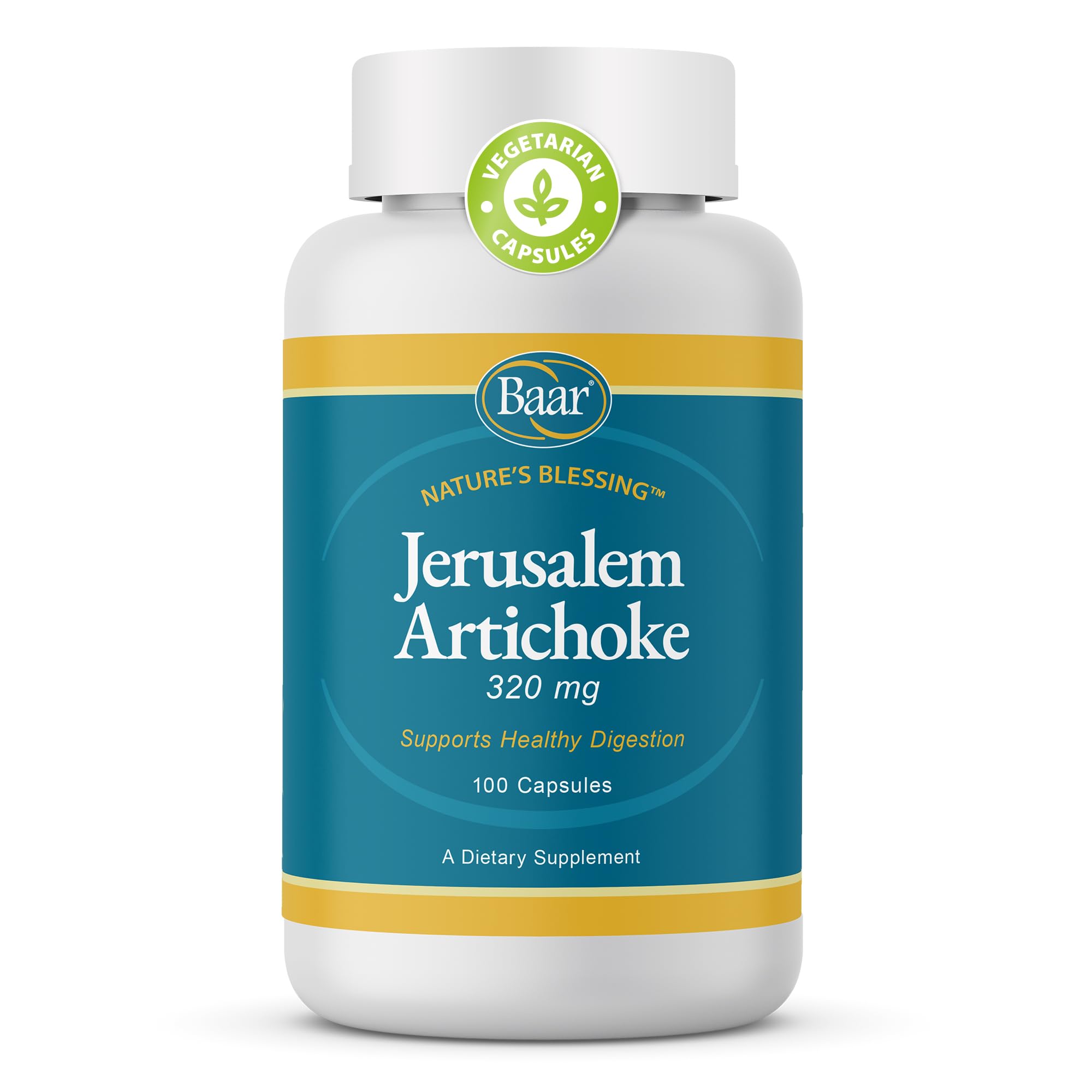 Baar Artichoke Supplement 320mg front view of bottle