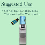Baar Lithia Trace Minerals 4 oz bottle with measuring spoon