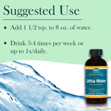 Baar Lithia Trace Minerals 4 oz liquid supplement label close-up
