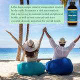 Baar Lithia Trace Minerals 4 oz supplement on a wooden table