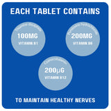 babaPACK Vitamin B12 capsules in a hand
