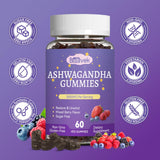 Babivek Ashwagandha Gummies 3000mg close-up of gummies