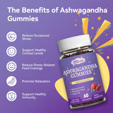 Babivek Ashwagandha Gummies 3000mg gummies on a table