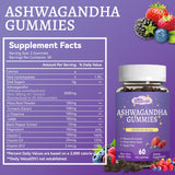 Babivek Ashwagandha Gummies 3000mg side view of bottle