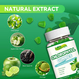 Babivek Chlorophyll Gummies 400mg side view of packaging