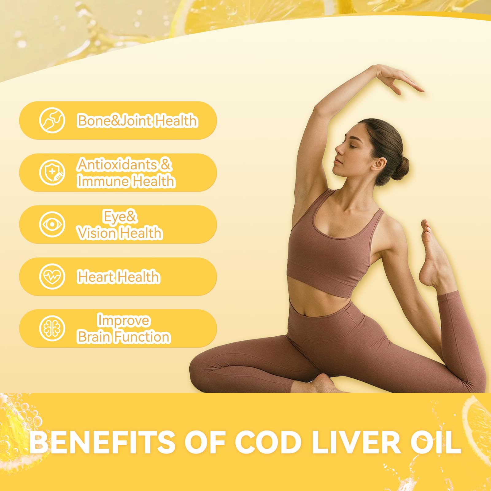 Babivek Cod Liver Oil Gummies on a wooden table