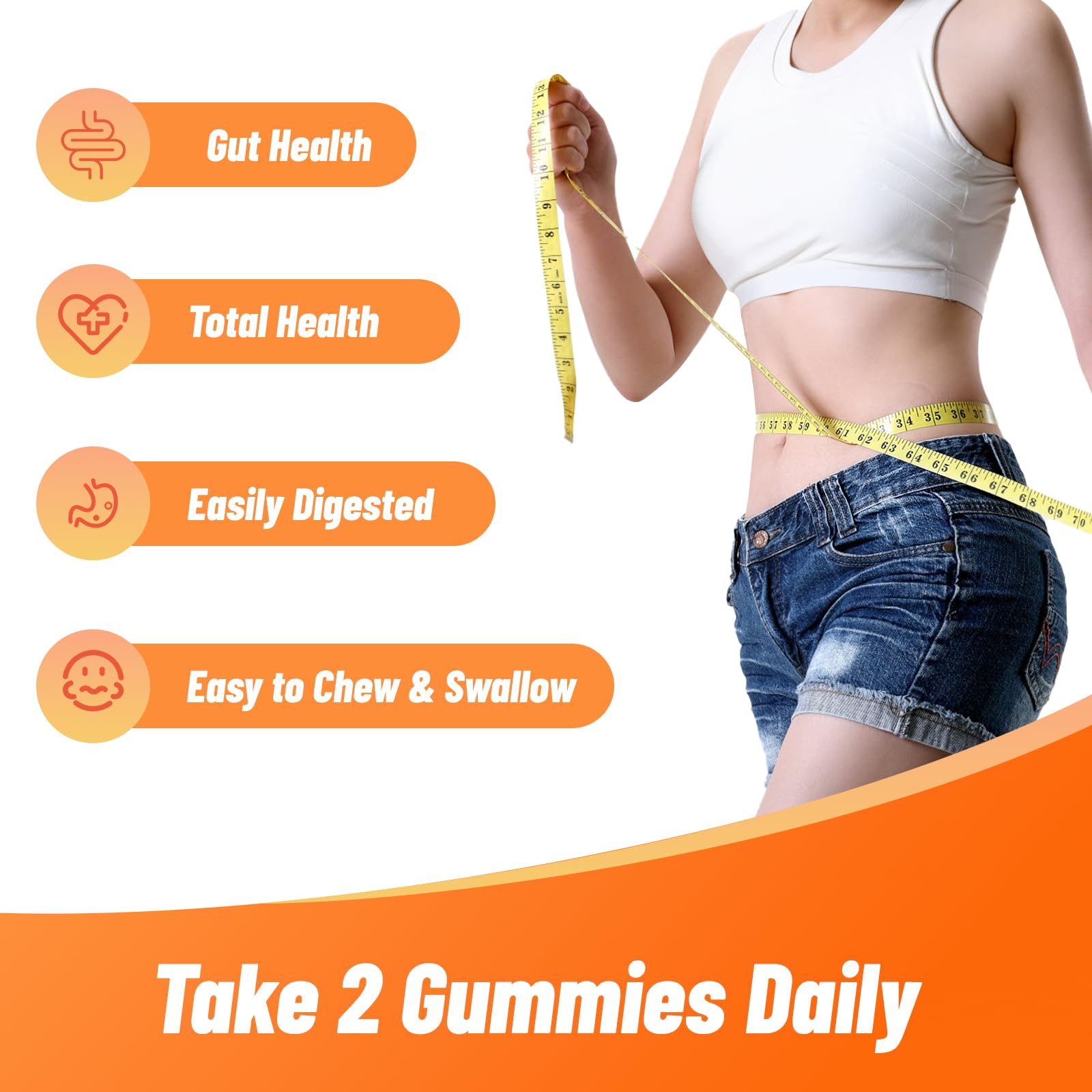 Babivek Dietary Fiber Gummies nutritional information on the label