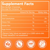 Babivek Dietary Fiber Gummies strawberry flavour close-up