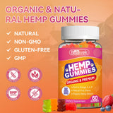 Babivek Hemp Oil Gummies on a wooden table