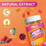 Babivek Hemp Oil Gummies showing soft gummy texture