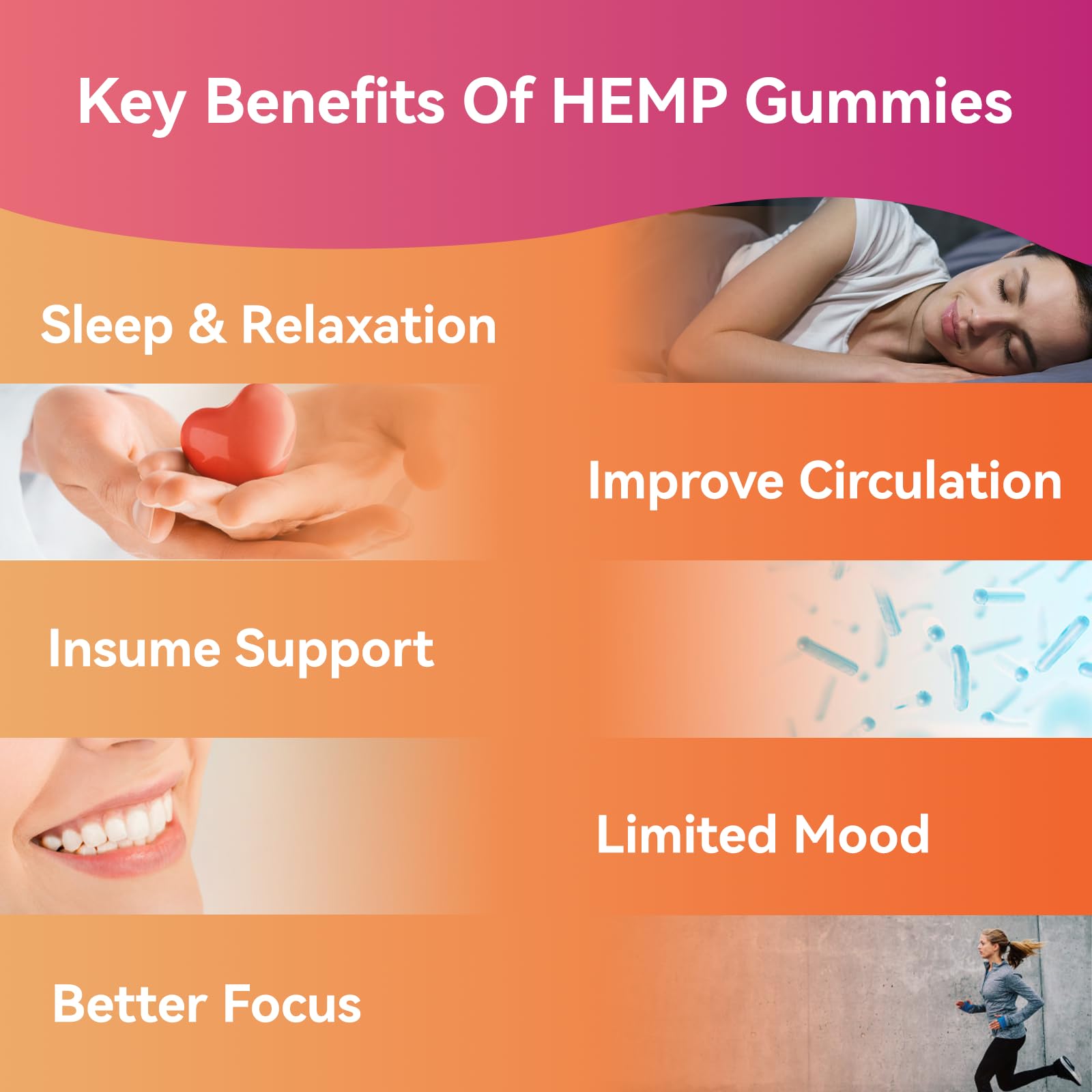 Babivek Hemp Oil Gummies with fruity flavour description