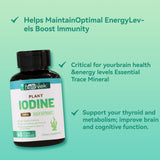 Babivek Iodine Supplement 60 Vegan Capsules side view