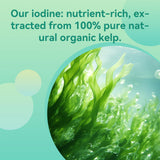 Babivek Iodine Supplement capsules in a hand
