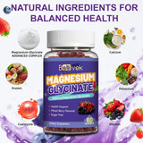 Babivek Magnesium Glycinate Gummies bottle side view