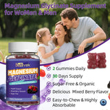 Babivek Magnesium Glycinate Gummies on a wooden table