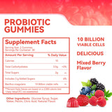 Babivek Probiotic Gummies strawberry and mixed berry flavour