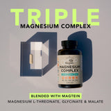 Back of AMANDEAN Magnesium L-Threonate Complex packaging