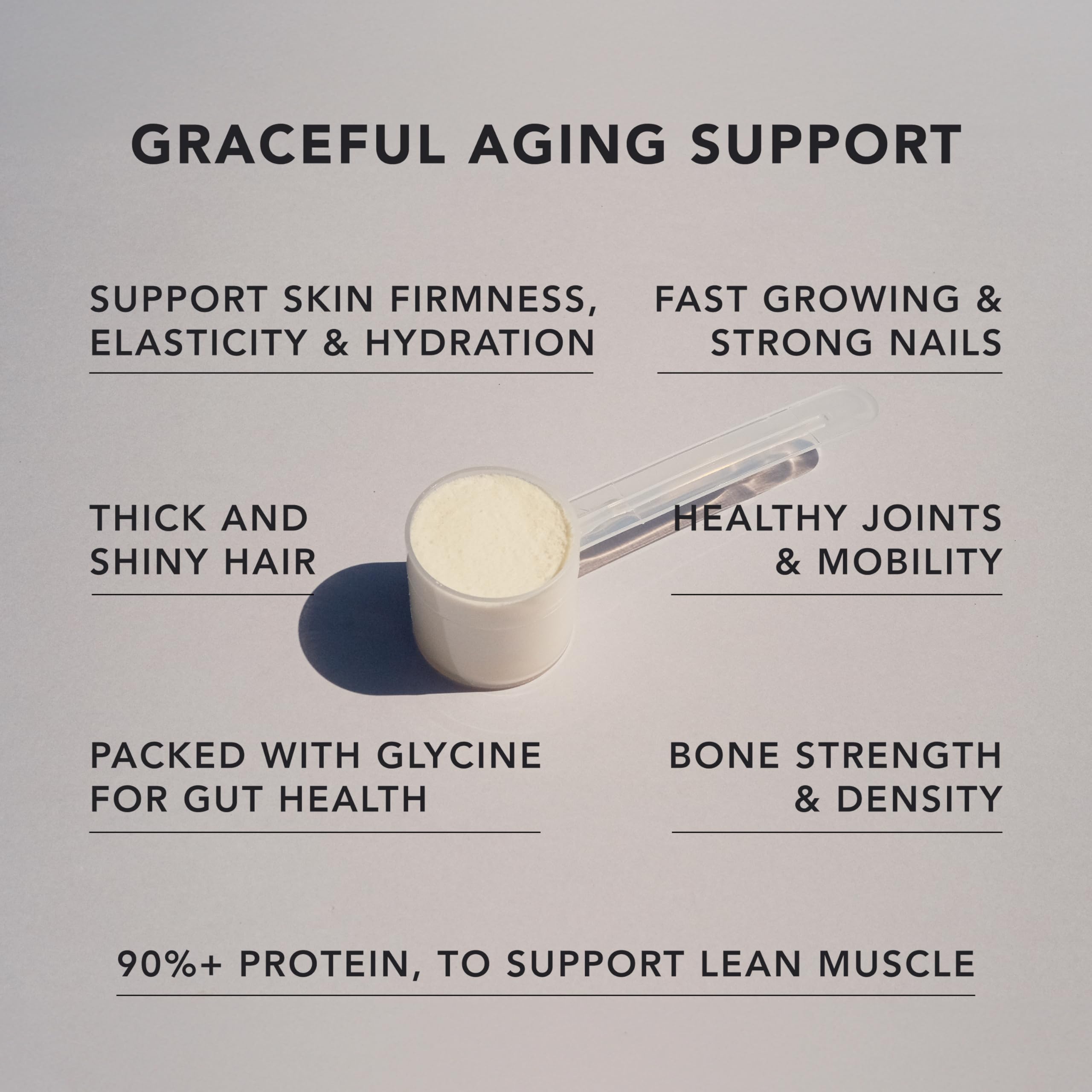 Back of AMANDEAN Marine Collagen Peptides packaging