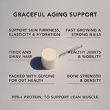 Back of AMANDEAN Marine Collagen Peptides packaging