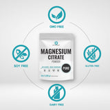 Back of DEAL SUPPLEMENT Magnesium Citrate Powder packaging
