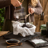 Back of Frontier Co-op Dried Elderberries 454g packaging
