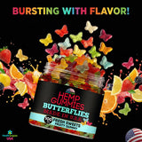 Back of Healthergize Hemp Gummies bottle