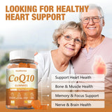 Back of Healtionist CoQ10 Gummies showing nutritional information