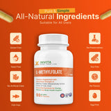 Back of INVITA L-Methylfolate 7.5mg bottle